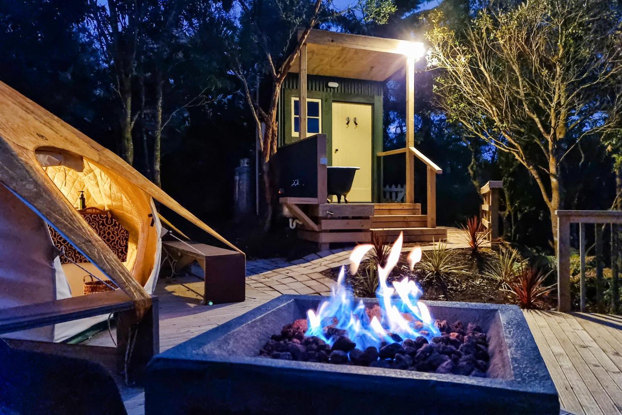 Te Tiro Accommodation Waitomo Caves Eksteriør billede