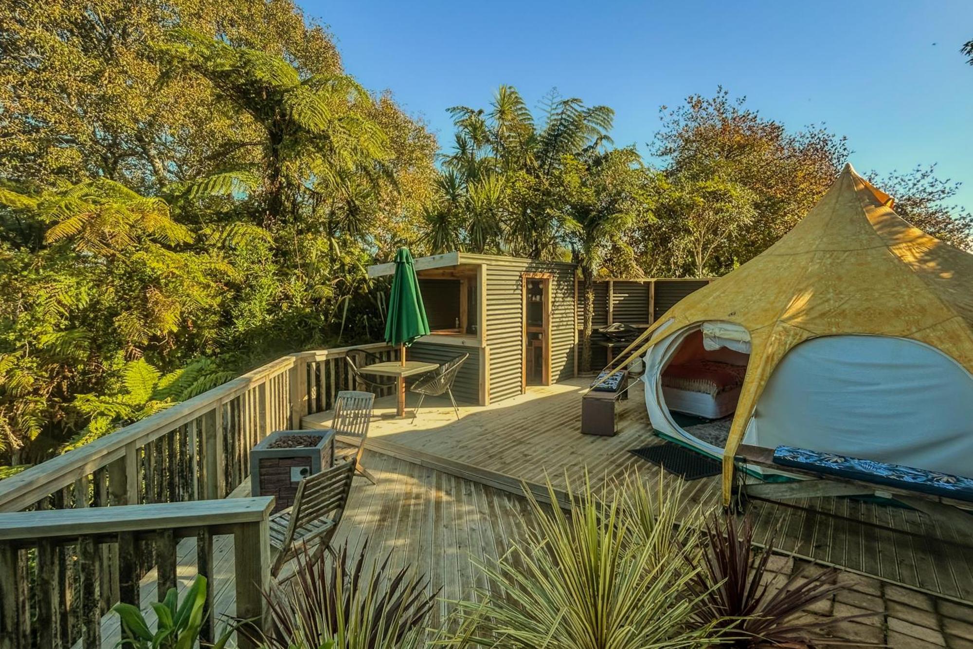 Te Tiro Accommodation Waitomo Caves Eksteriør billede